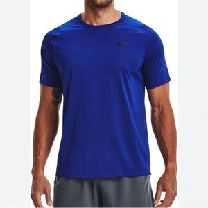 Under Armour | Mens The Tech Tee Dark Blue Shirt
